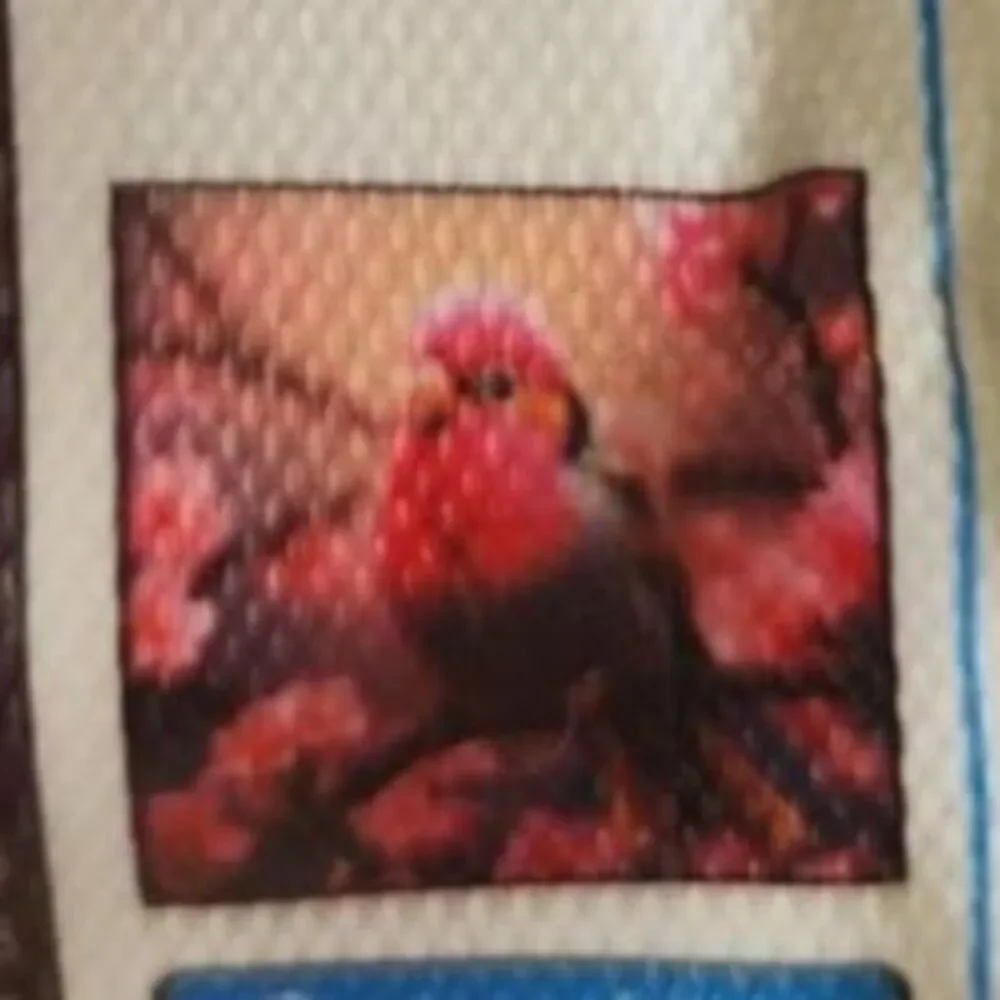 5D DIY Diamond Painting Red Bird In Blooming Floral Tree ZTM0491